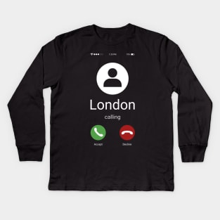 London Calling Kids Long Sleeve T-Shirt